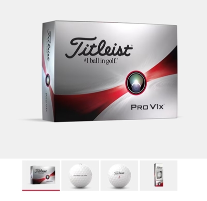 Picture of TITLEIST PRO V1X PRINTED GOLF BALLS