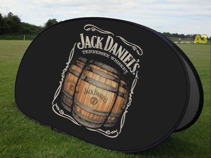 Picture of OVAL POP- UP ADVERTISING GOLF BANNER 250 X 100 CM