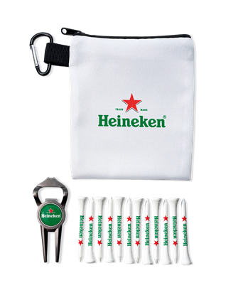 Picture of GEO BOTTLE OPENER POLYESTER ZIPPED GOLF BAG SET