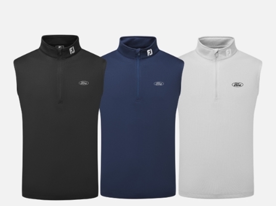 Picture of FJ (FOOTJOY) GENT'S  HALF ZIP GOLF VEST/GILET