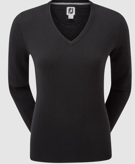 Picture of FJ (FOOTJOY) WOMEN'S WOOL BLEND V-NECK GOLF PULLOVER
