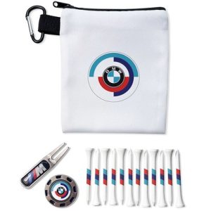 METAL POKERCHIP POLYESTER ZIPPED GOLF BAG SET