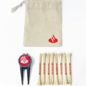 CAPMATE MINI ORGANIC COTTON DRAWSTRING GOLF BAG SET