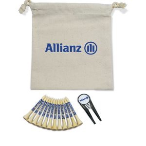 GEO ORGANIC COTTON DRAWSTRING BAG SET