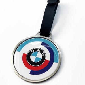 ROUND METAL GOLF BAG TAG