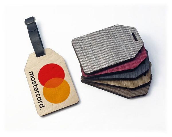 WOODEN PLY LUGGAGE TAG - DESIGN 1
