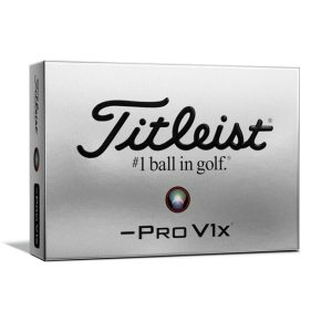 TITLEIST PRO V1X LEFT DASH PRINTED GOLF BALLS