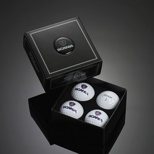 TITLEIST PRO V1 GOLF BALLS PRESENTED IN 4 BALL DOME BOX