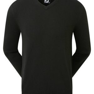 FJ (FOOTJOY) GENT'S WOOL BLEND V-NECK GOLF PULLOVER