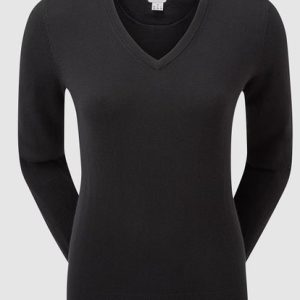 FJ (FOOTJOY) WOMEN'S WOOL BLEND V-NECK GOLF PULLOVER