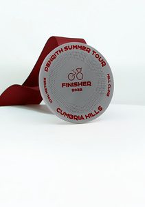 Premium Medal Round Silver