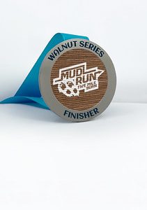 Fusion Round Walnut Medal