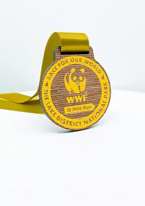 Eco Wooden Round Oak Medal