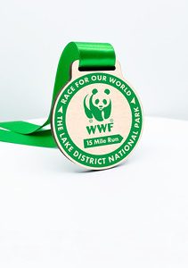 Eco Wooden Round Birch Medal