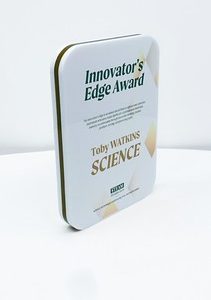 Quantum Award - White with Gold Trim