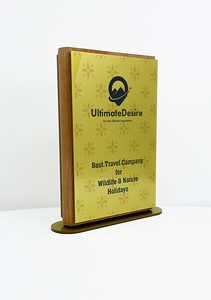 Atom Award Medium - Metallic Gold