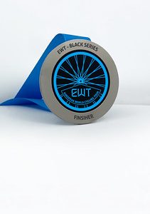 Fusion Round Black Acrylic Medal