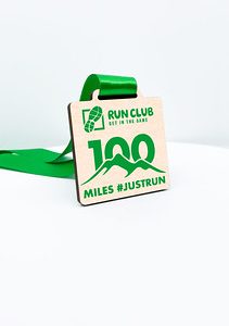 Eco Wooden  Square Birch Medal