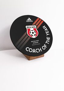 Orbit Award Large - Matt Black Acrylic