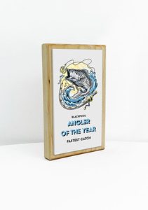 Fusion Award Small - Maple with Matt White Trim