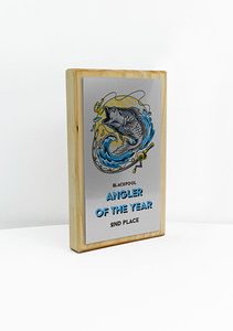 Fusion Award Small - Maple with Metallic Silver Trim