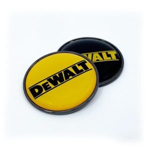 25 MM BLACK NICKEL RESIN DOME GOLF BALL MARKER