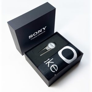 TOWEL AND GEO GOLF MINI PRESENTATION BOX