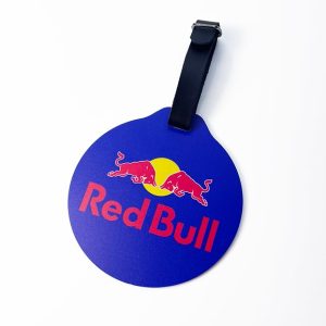 PVC WHITE ROUND GOLF BAG TAG