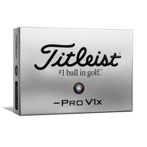 TITLEIST PRO V1X LEFT DASH PRINTED GOLF BALLS