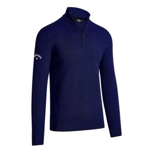 CALLAWAY GENT'S QUARTER ZIPPED WINDSTOPPER GOLF SWEATER