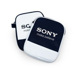 GOLF CADDI LARGE ZIPPED TWILL STRUCTURED LINED BAG EMPTY