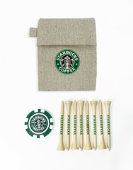 POKERCHIP CADDI MINI LINEN GOLF BAG SET