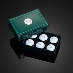 TITLEIST TRUFEEL GOLF BALLS PRESENTED IN A 6 BALL DOME BOX