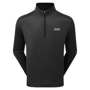 FJ (FOOTJOY) GENT'S NAUTICAL TONAL CHILL OUT GOLF PULLOVER WITH QUARTER ZIP