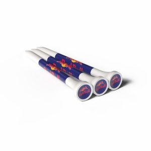 70MM WHITE BAMBOO GOLF TEES PRINTED 3 COLOURS IN THE CUP AND 3 COLOURS ON THE SHANK